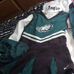 Philadelphia girls Eagles cheerleading outfit